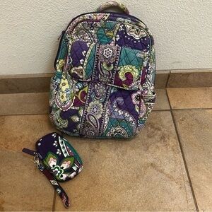 Vera Bradley Ultimate Backpack - Heather Purple Paisley
